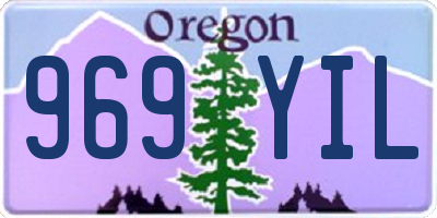 OR license plate 969YIL