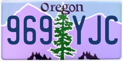 OR license plate 969YJC
