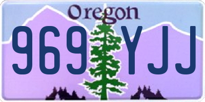 OR license plate 969YJJ