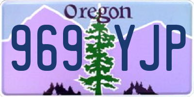 OR license plate 969YJP