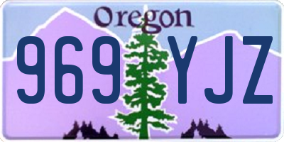 OR license plate 969YJZ