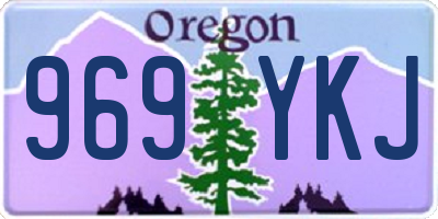 OR license plate 969YKJ