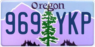 OR license plate 969YKP
