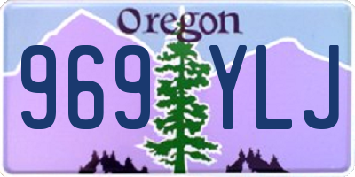 OR license plate 969YLJ