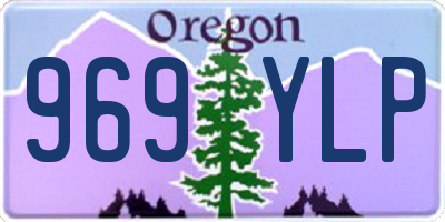 OR license plate 969YLP
