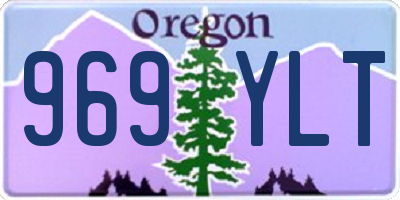 OR license plate 969YLT