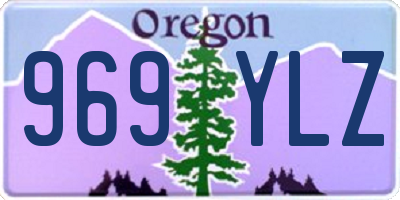 OR license plate 969YLZ