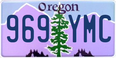 OR license plate 969YMC