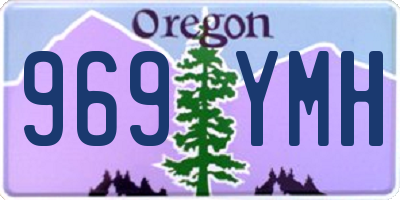 OR license plate 969YMH
