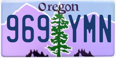 OR license plate 969YMN