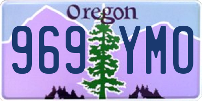 OR license plate 969YMO