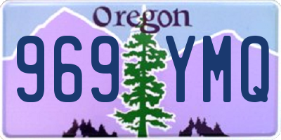 OR license plate 969YMQ