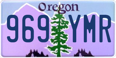 OR license plate 969YMR