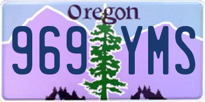 OR license plate 969YMS