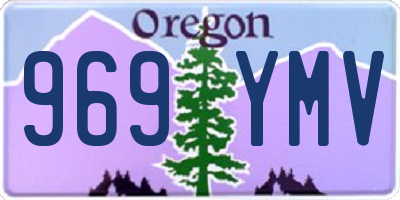 OR license plate 969YMV