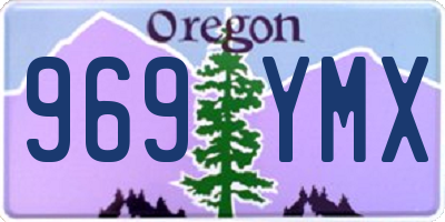 OR license plate 969YMX