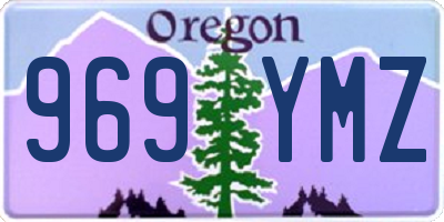 OR license plate 969YMZ