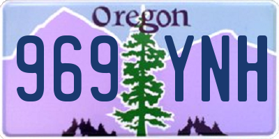 OR license plate 969YNH