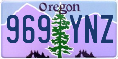 OR license plate 969YNZ