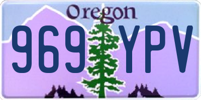 OR license plate 969YPV