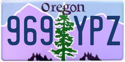OR license plate 969YPZ