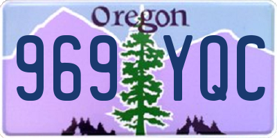 OR license plate 969YQC