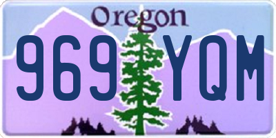 OR license plate 969YQM