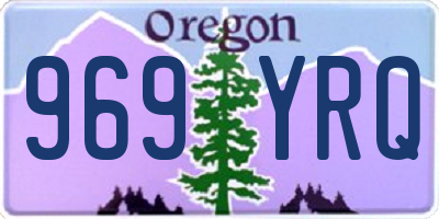 OR license plate 969YRQ