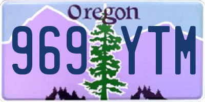 OR license plate 969YTM