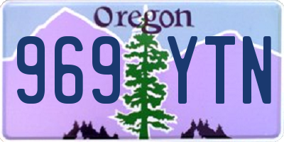 OR license plate 969YTN