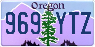 OR license plate 969YTZ
