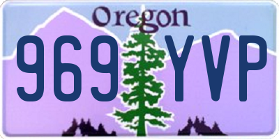 OR license plate 969YVP