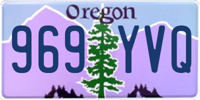 OR license plate 969YVQ