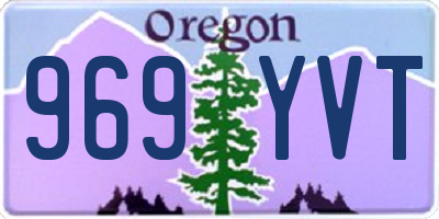 OR license plate 969YVT