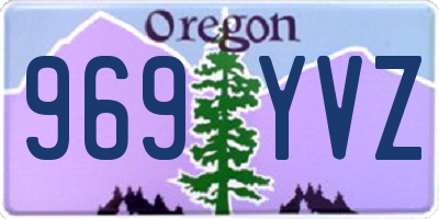OR license plate 969YVZ