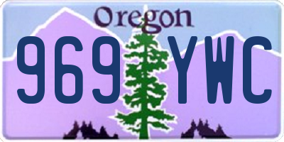 OR license plate 969YWC