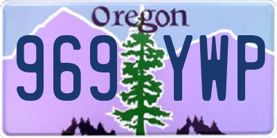 OR license plate 969YWP