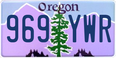 OR license plate 969YWR