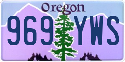 OR license plate 969YWS