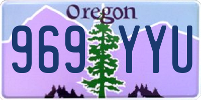 OR license plate 969YYU