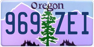 OR license plate 969ZEI