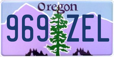 OR license plate 969ZEL