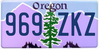 OR license plate 969ZKZ