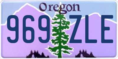 OR license plate 969ZLE