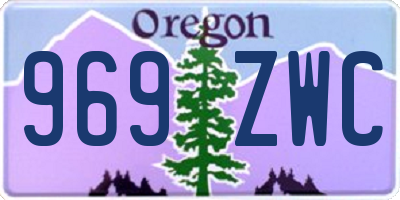 OR license plate 969ZWC