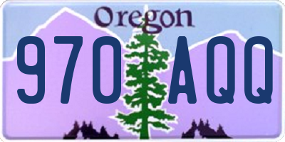 OR license plate 970AQQ
