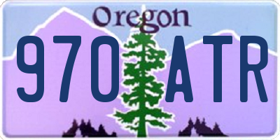 OR license plate 970ATR