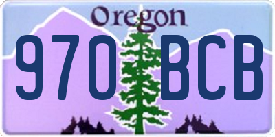 OR license plate 970BCB