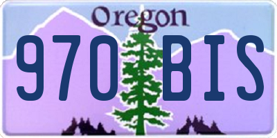 OR license plate 970BIS