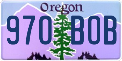 OR license plate 970BOB